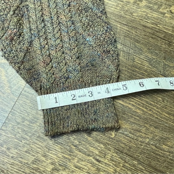 Vintage 90s Naturals Coogi Australia 3D Knit Cardigan Sweater Large Earth Toned - Picture 9 of 11